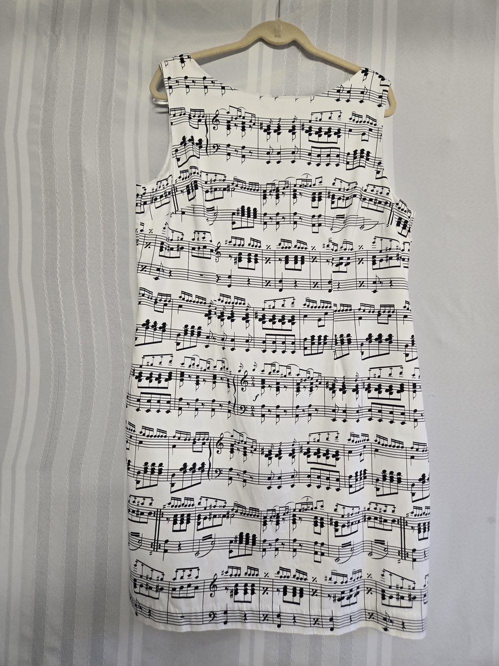 North style Sleeveless musical Note Sheet Music Dress 18